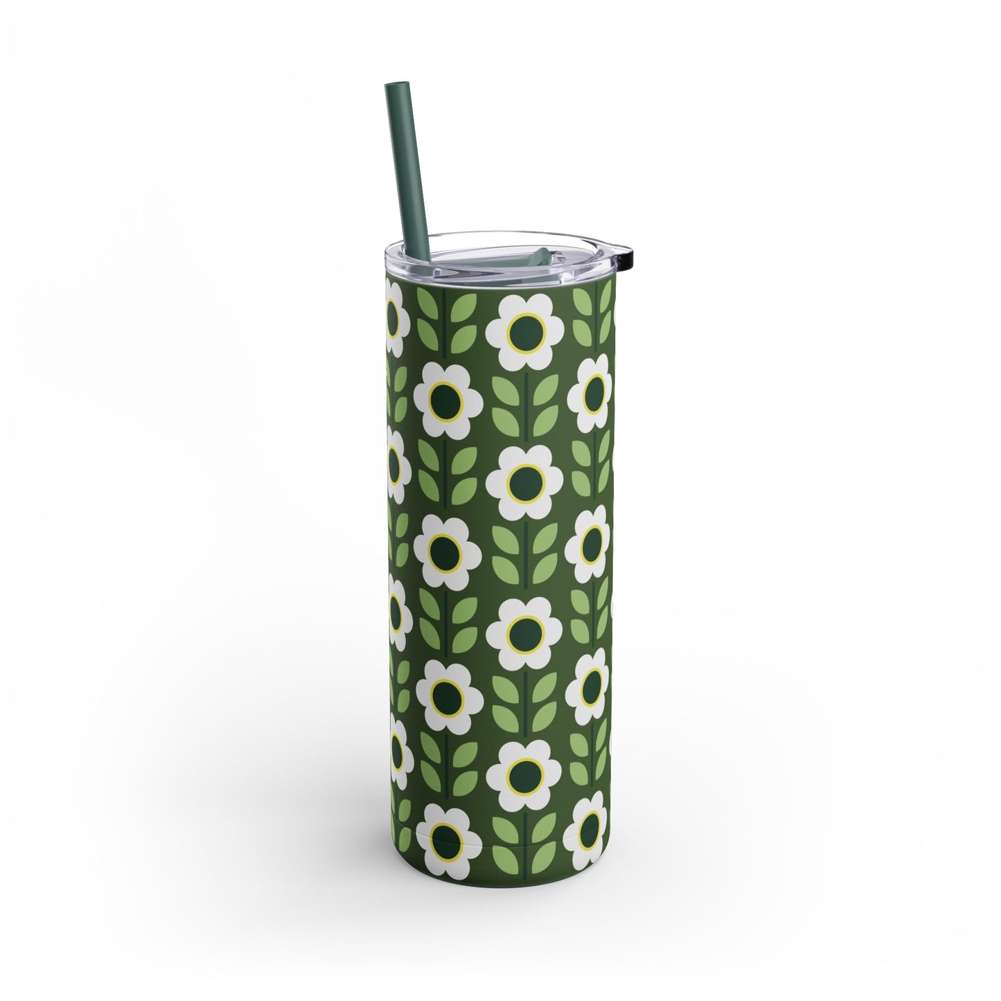 Maars Maker Skinny Matte Tumbler, 20oz - Daisy Maze