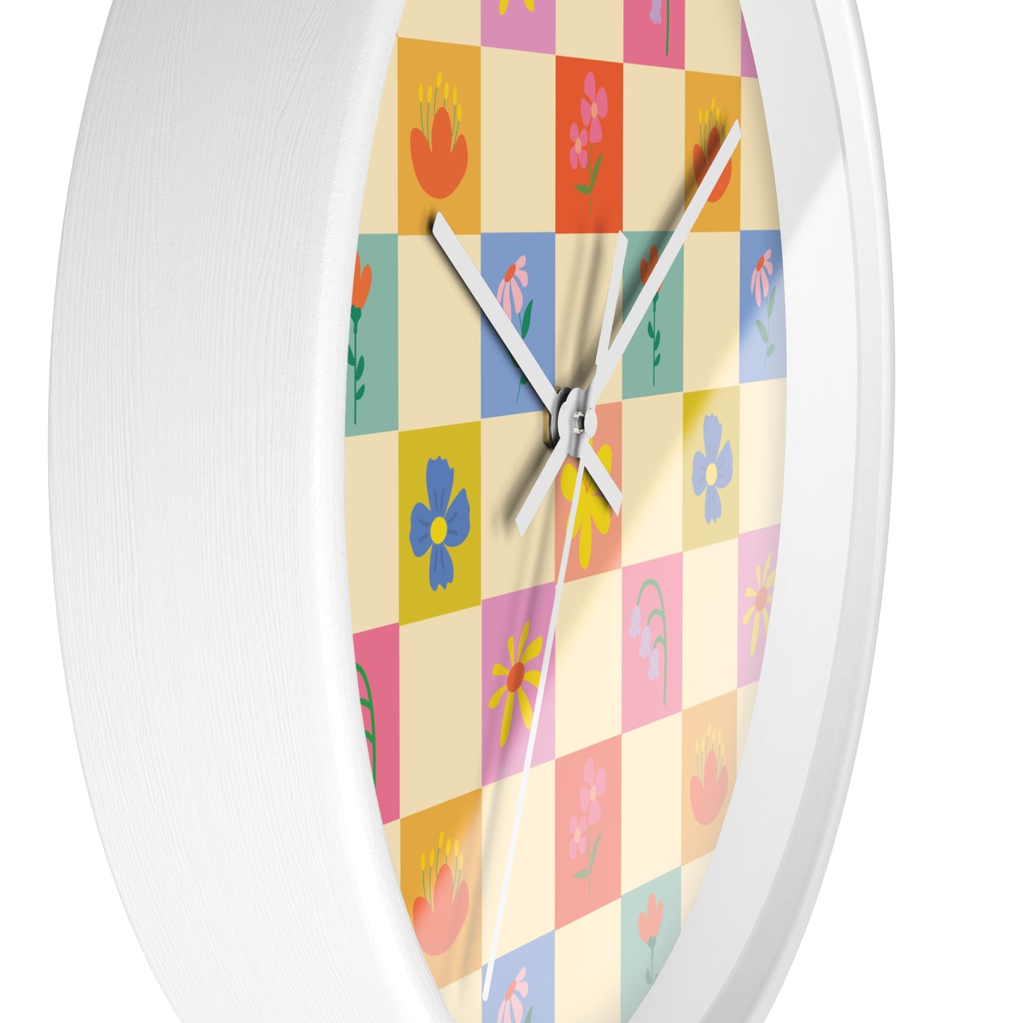 Wall Clock - Flower Patter
