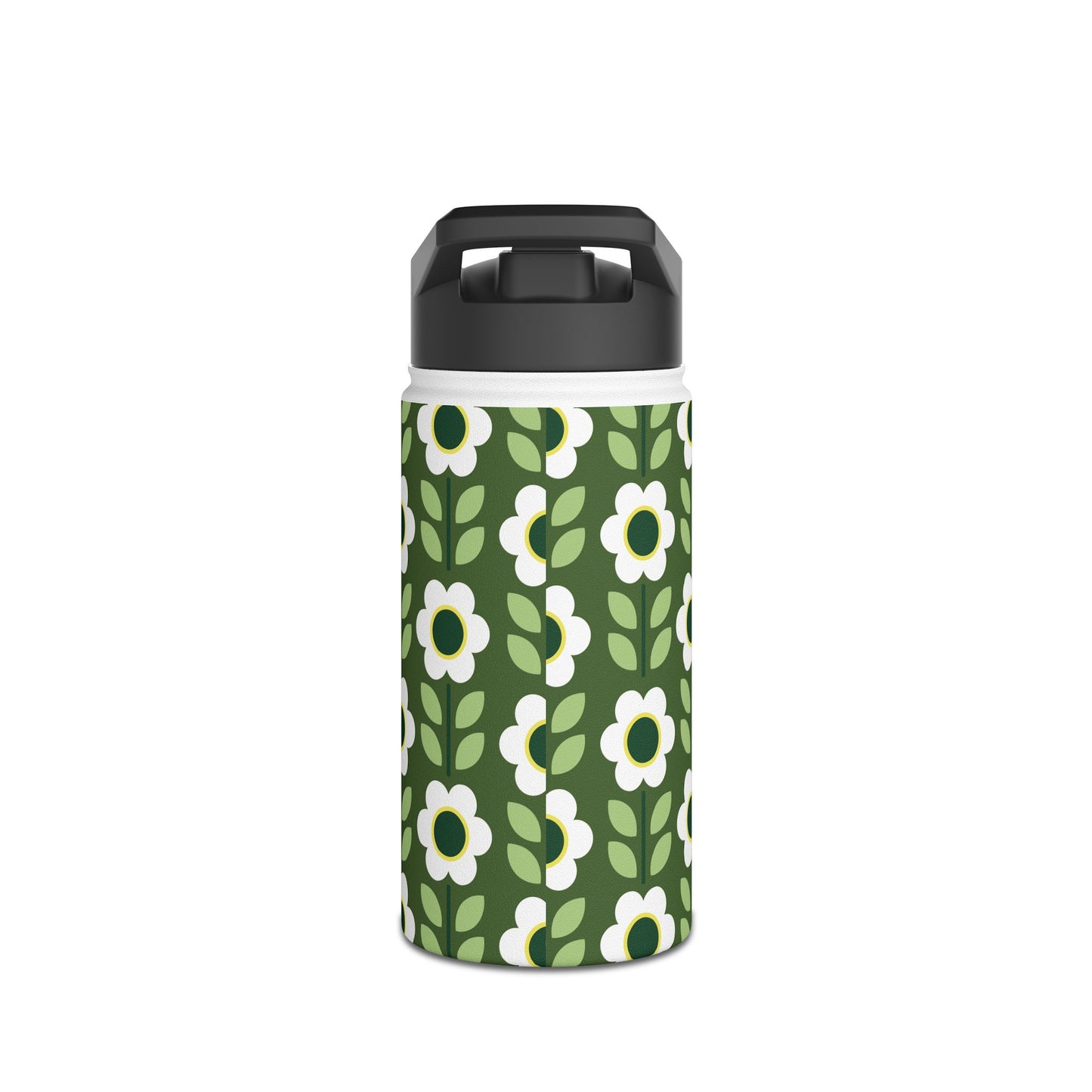 Stainless Steel Water Bottle, Standard Lid - Daisy Maze