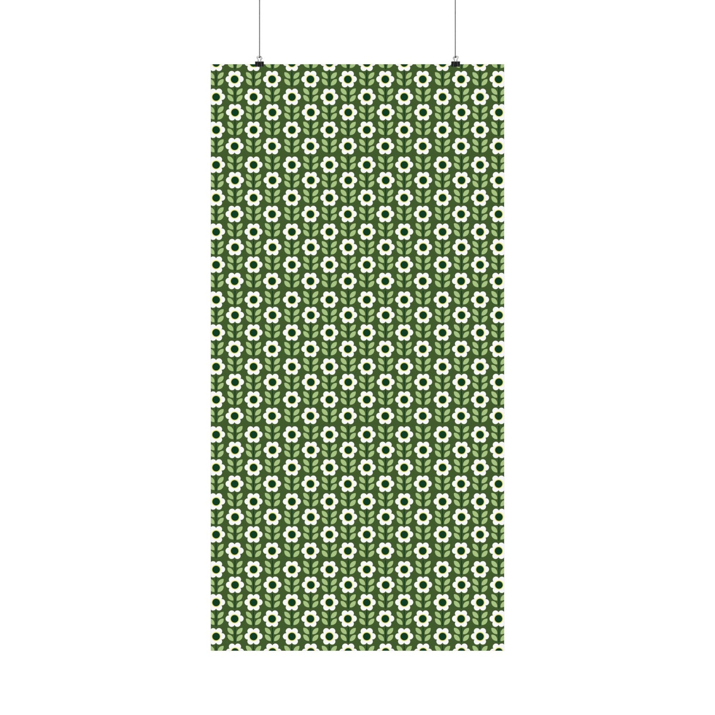 Matte Vertical Posters - Daisy Maze