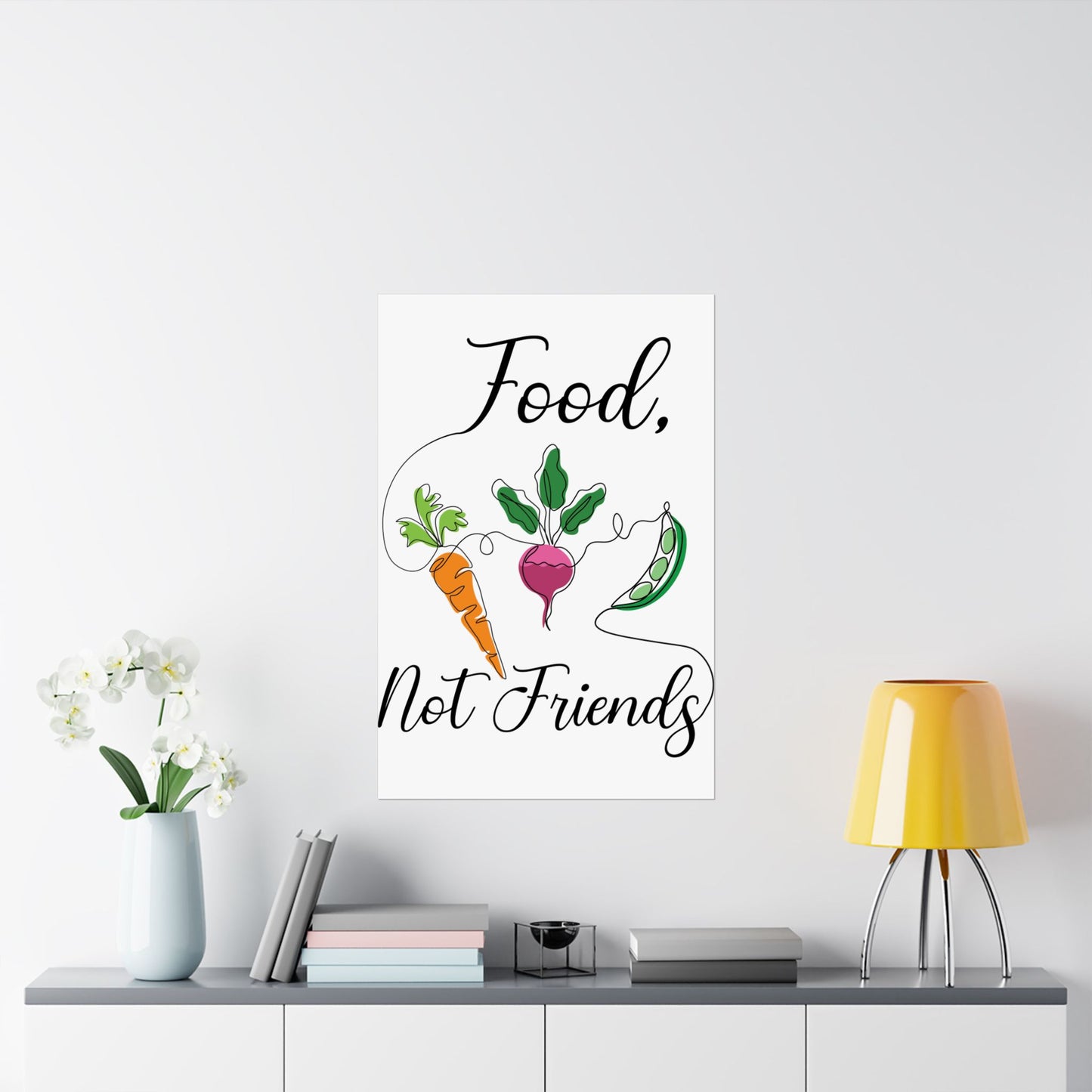 Matte Vertical Posters - Vegan Design