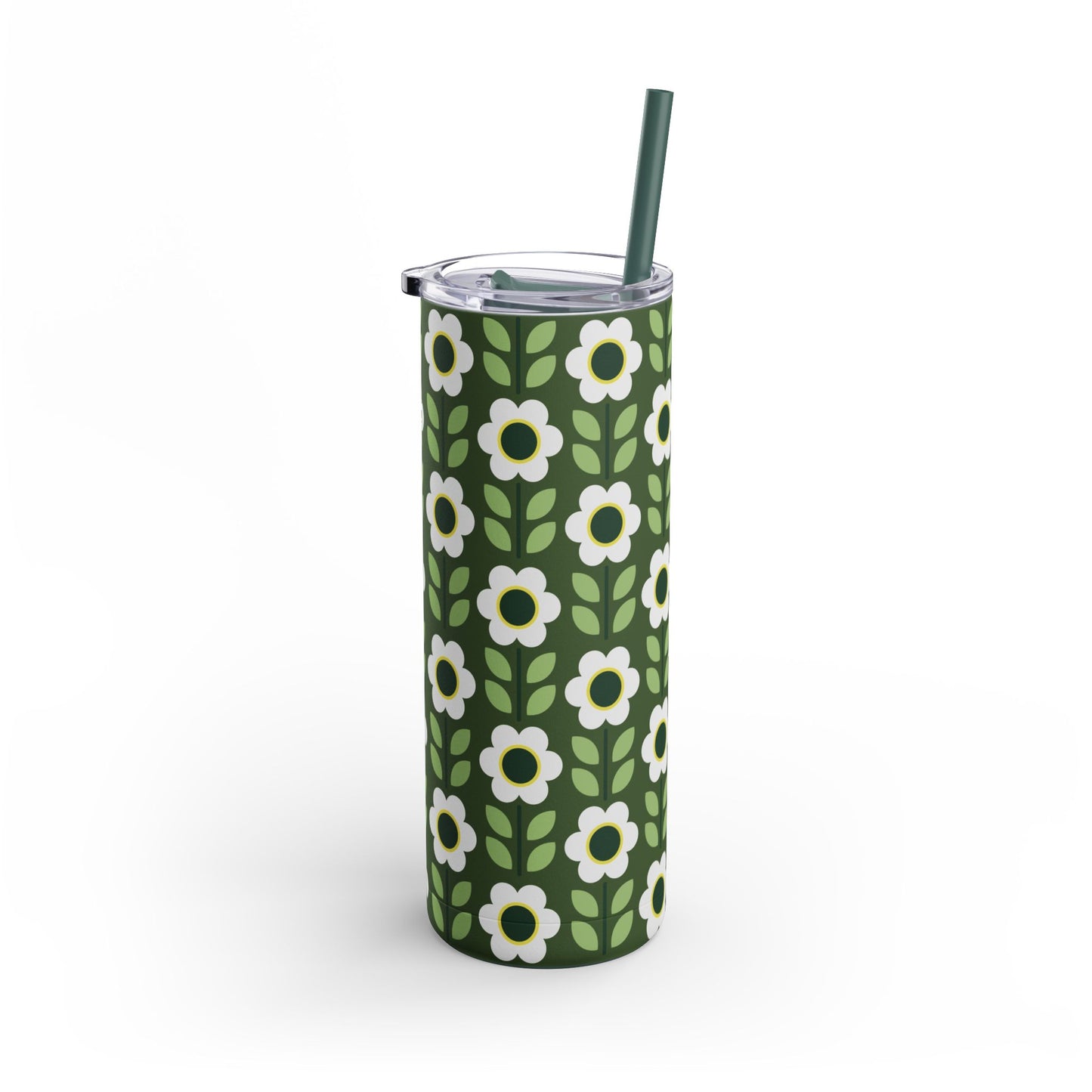 Maars Maker Skinny Matte Tumbler, 20oz - Daisy Maze