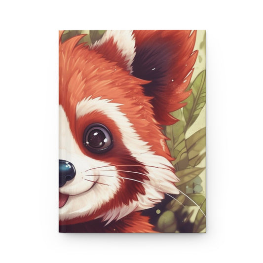 Hardcover Journal Matte - Red Panda