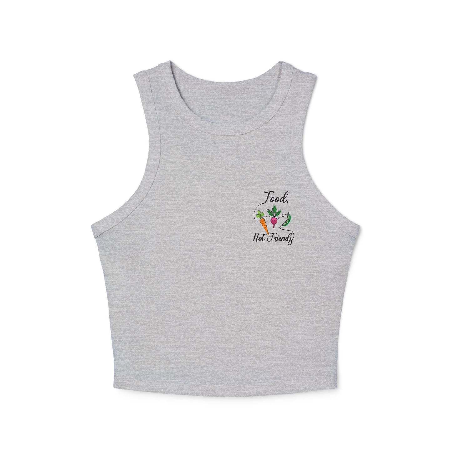 Women's Micro Rib Racer Tank Top - Vegan Design
