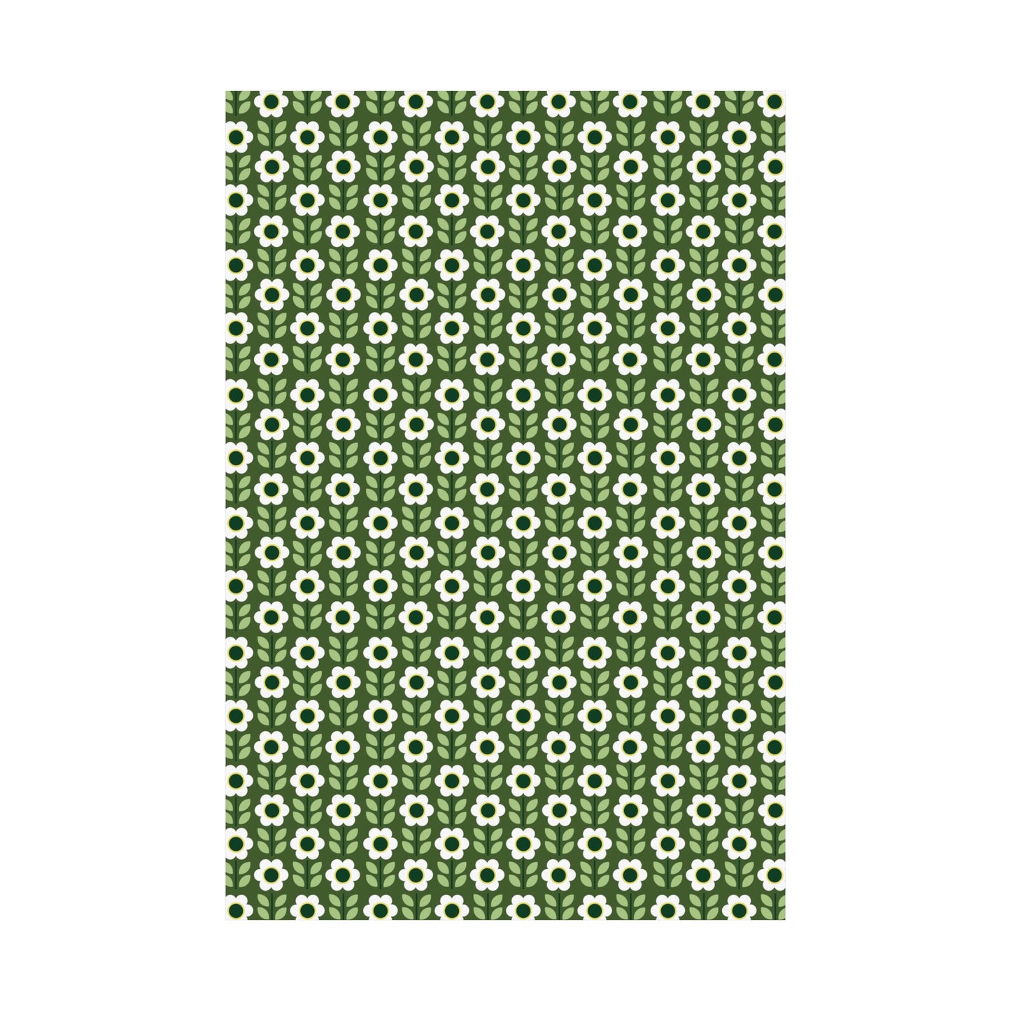 Matte Vertical Posters - Daisy Maze