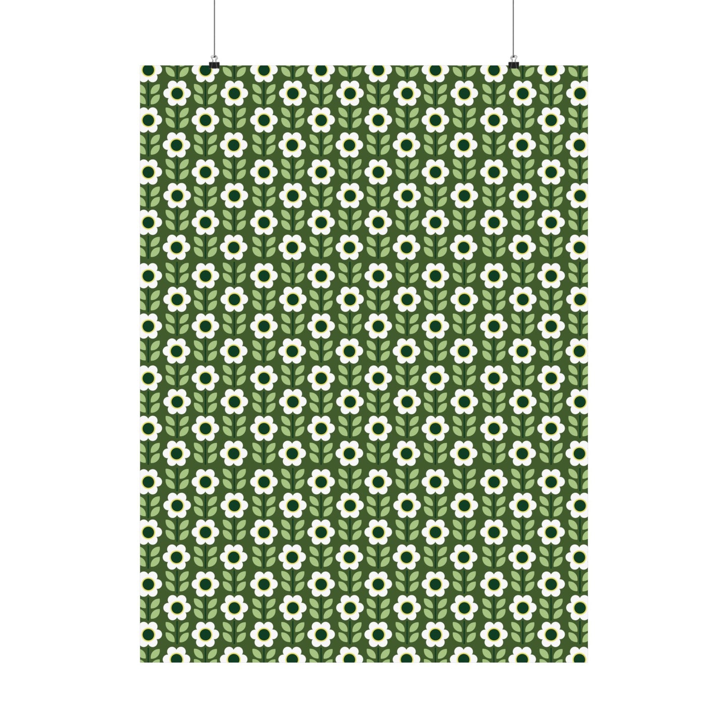 Matte Vertical Posters - Daisy Maze