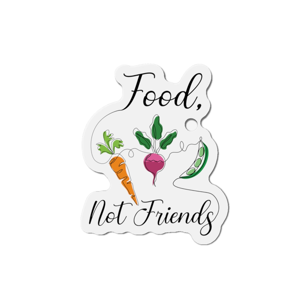 Die-Cut Magnets - Vegan design