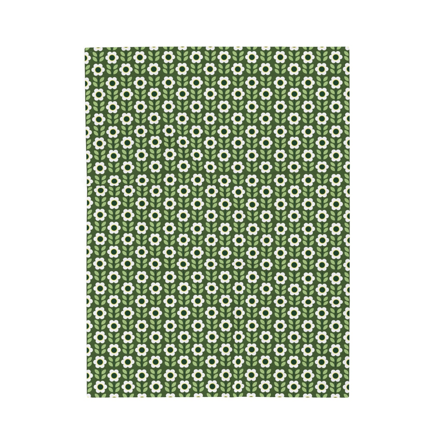 Velveteen Plush Blanket - Daisy Maze