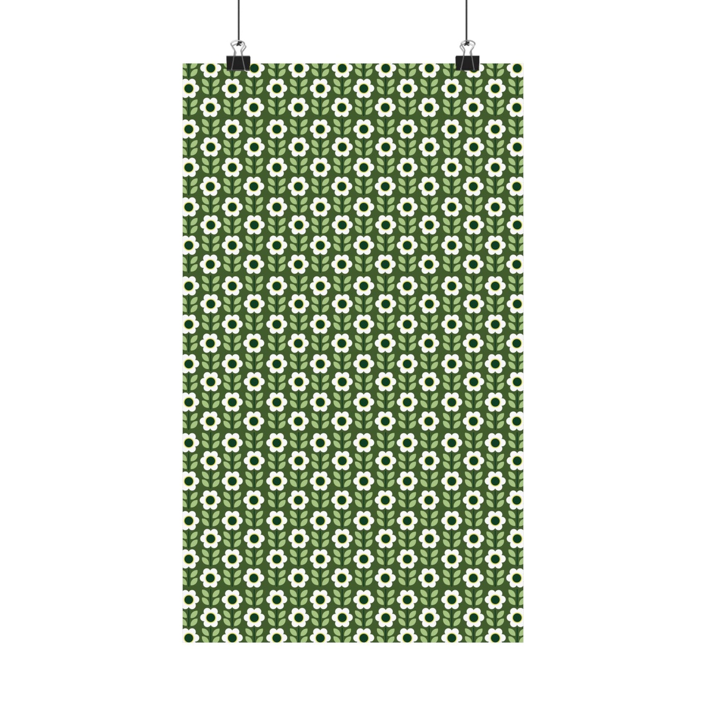 Matte Vertical Posters - Daisy Maze