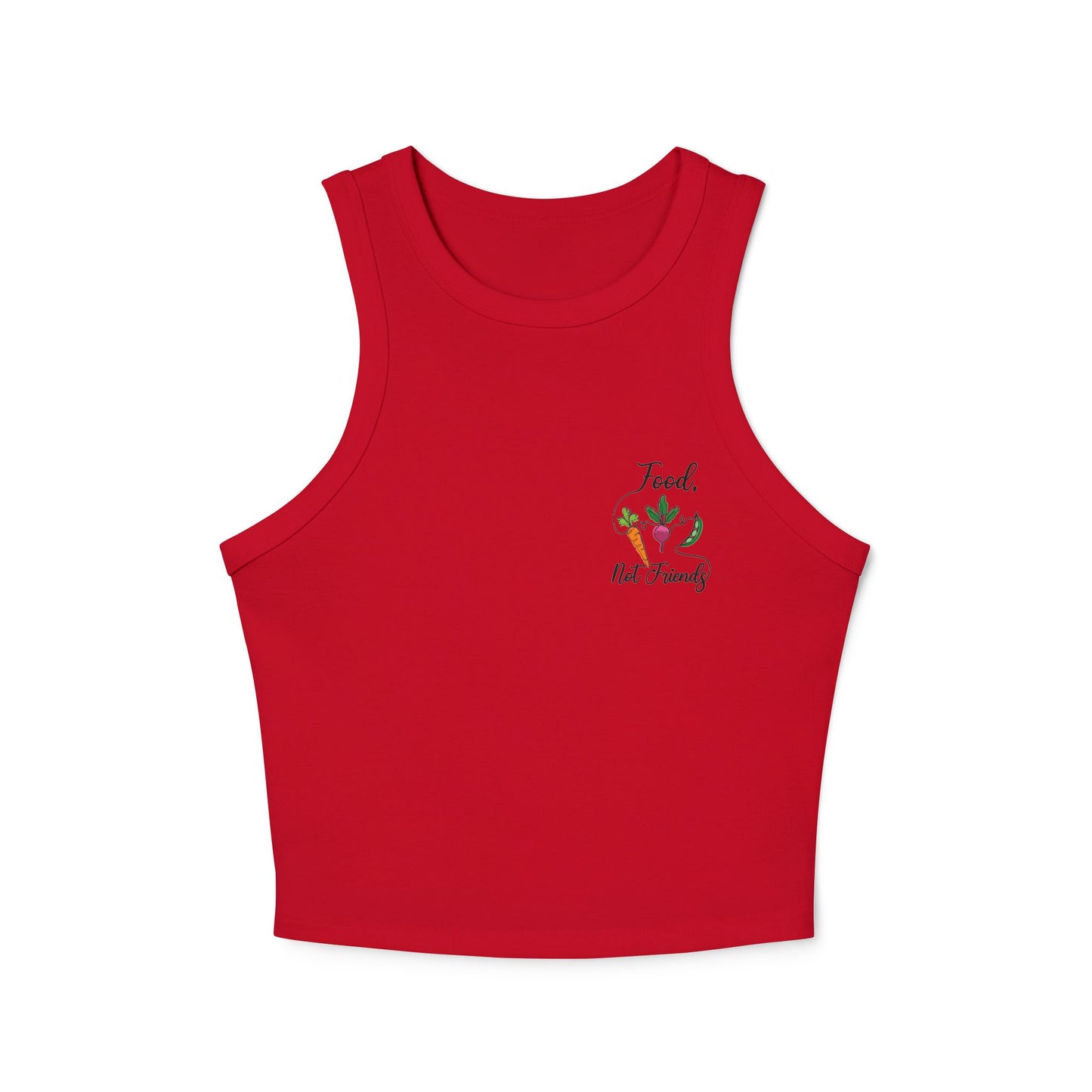 Women's Micro Rib Racer Tank Top - Vegan Design