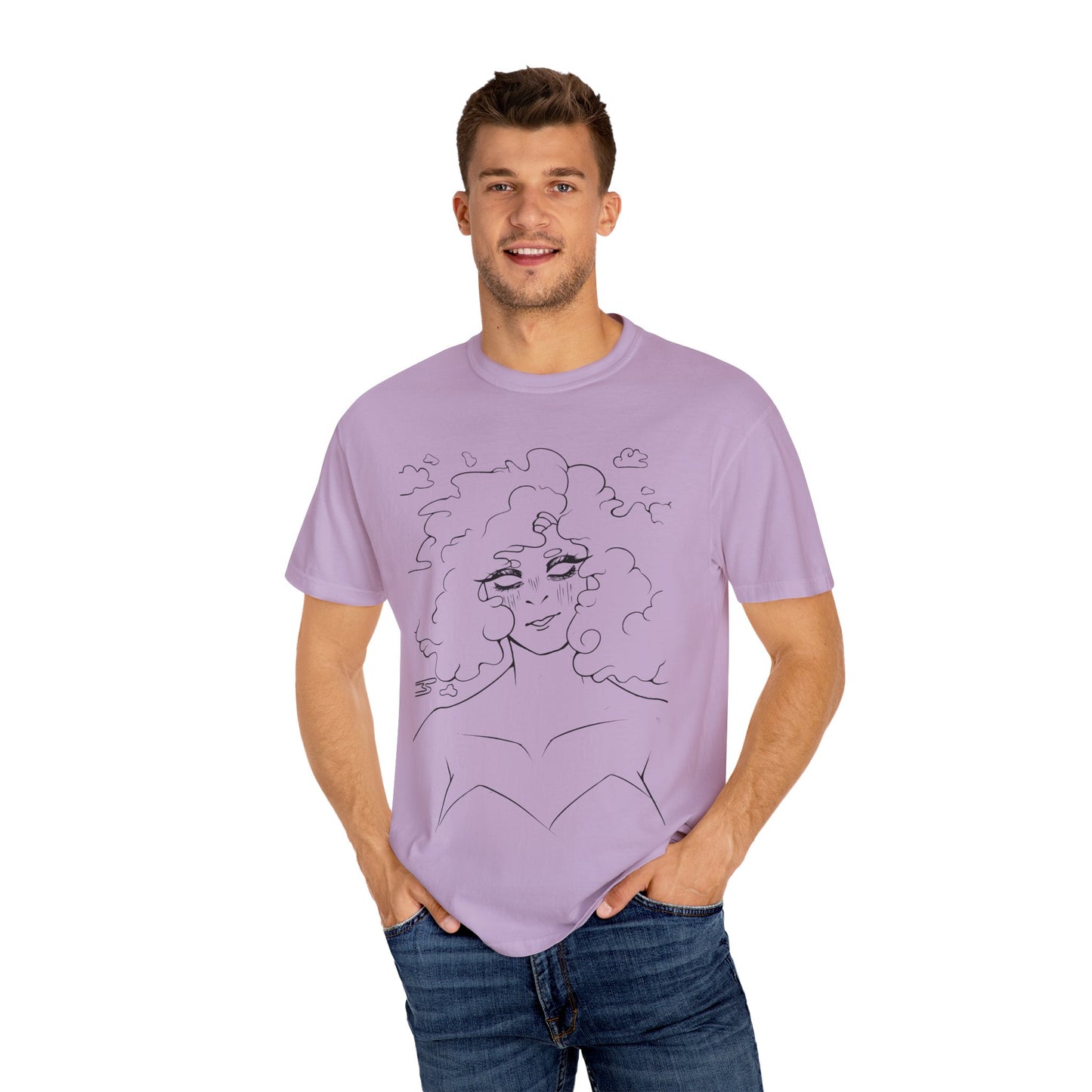 Copy of Unisex Garment-Dyed T-shirt - Air Girl