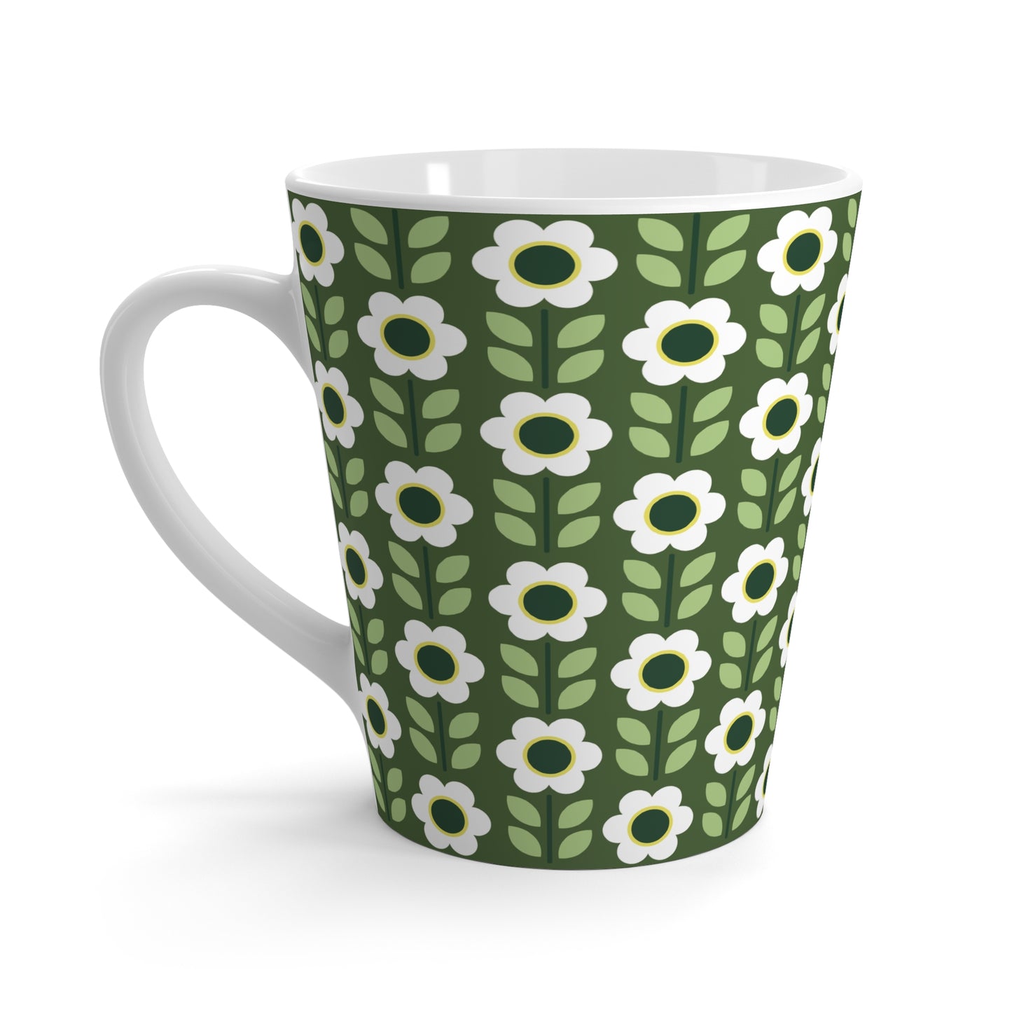 Latte Mug - Daisy Maze