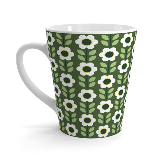 Latte Mug - Daisy Maze