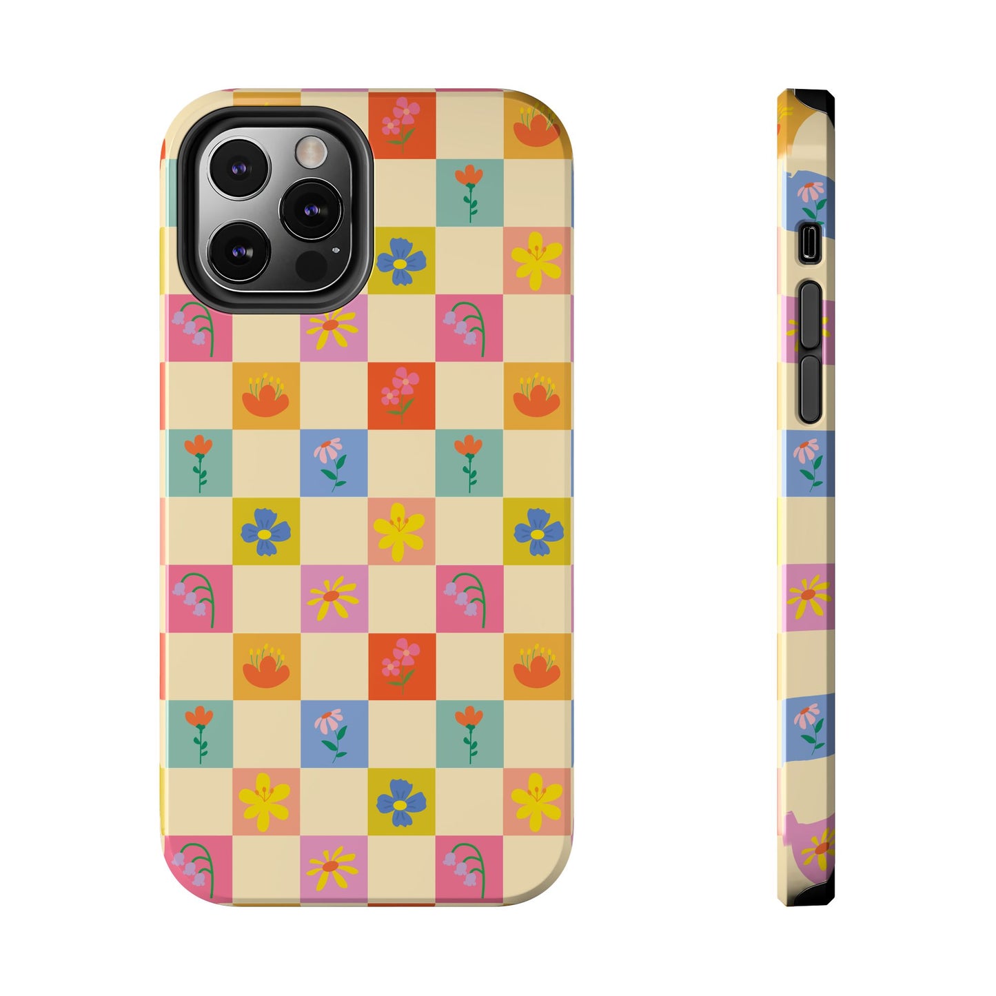 Tough Phone Cases - Flower Pattern