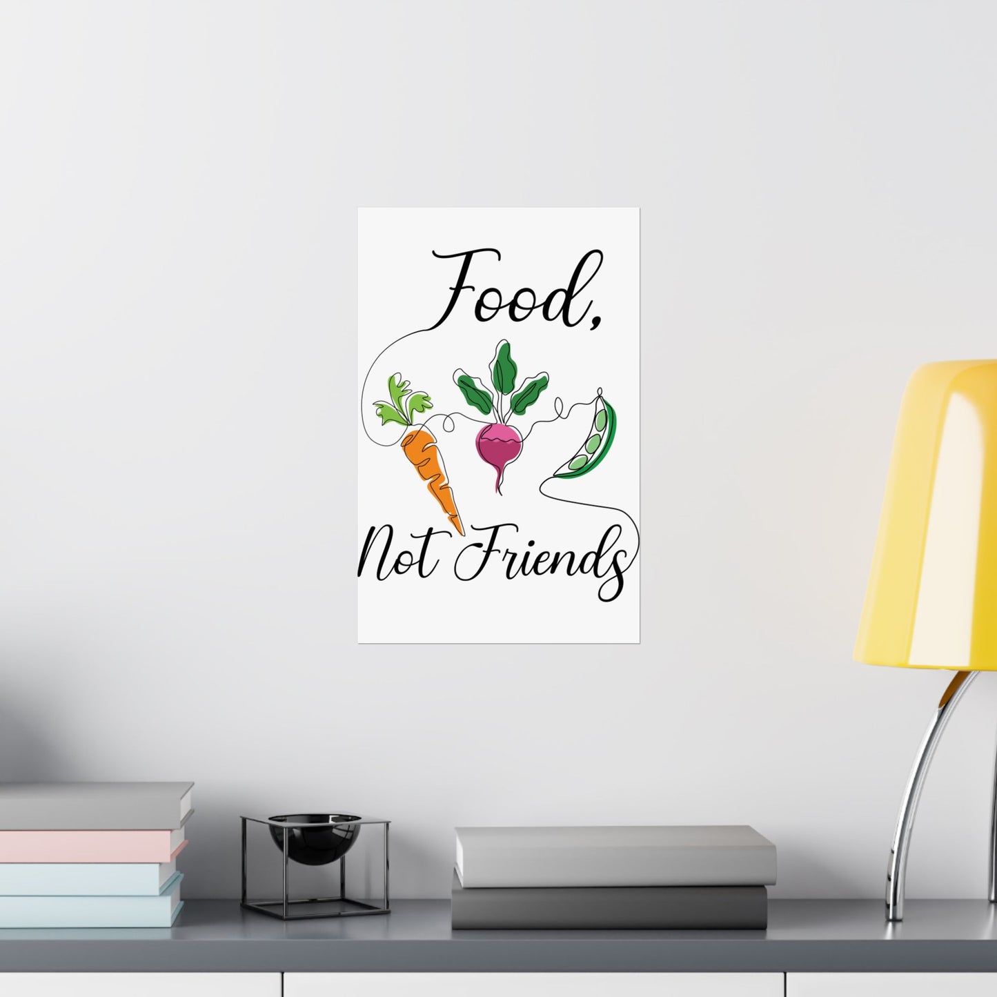 Matte Vertical Posters - Vegan Design