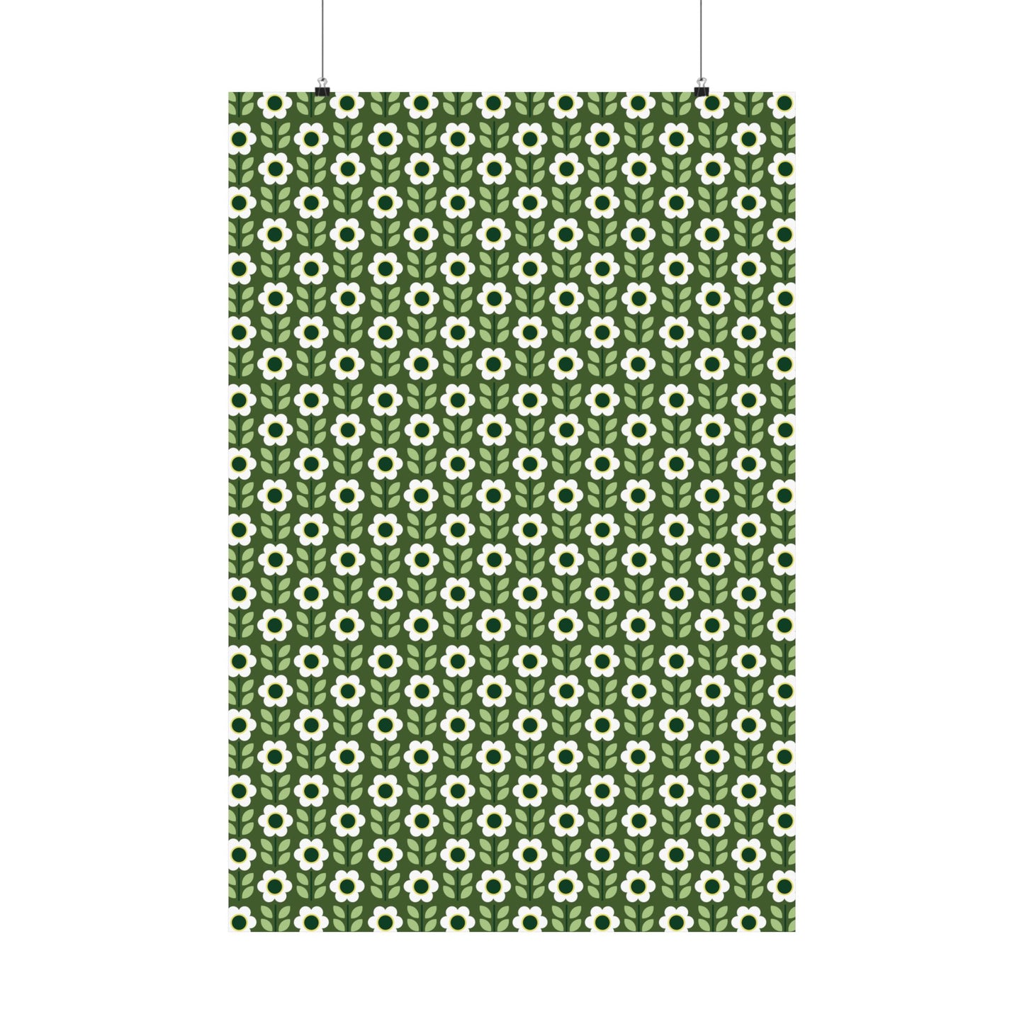 Matte Vertical Posters - Daisy Maze