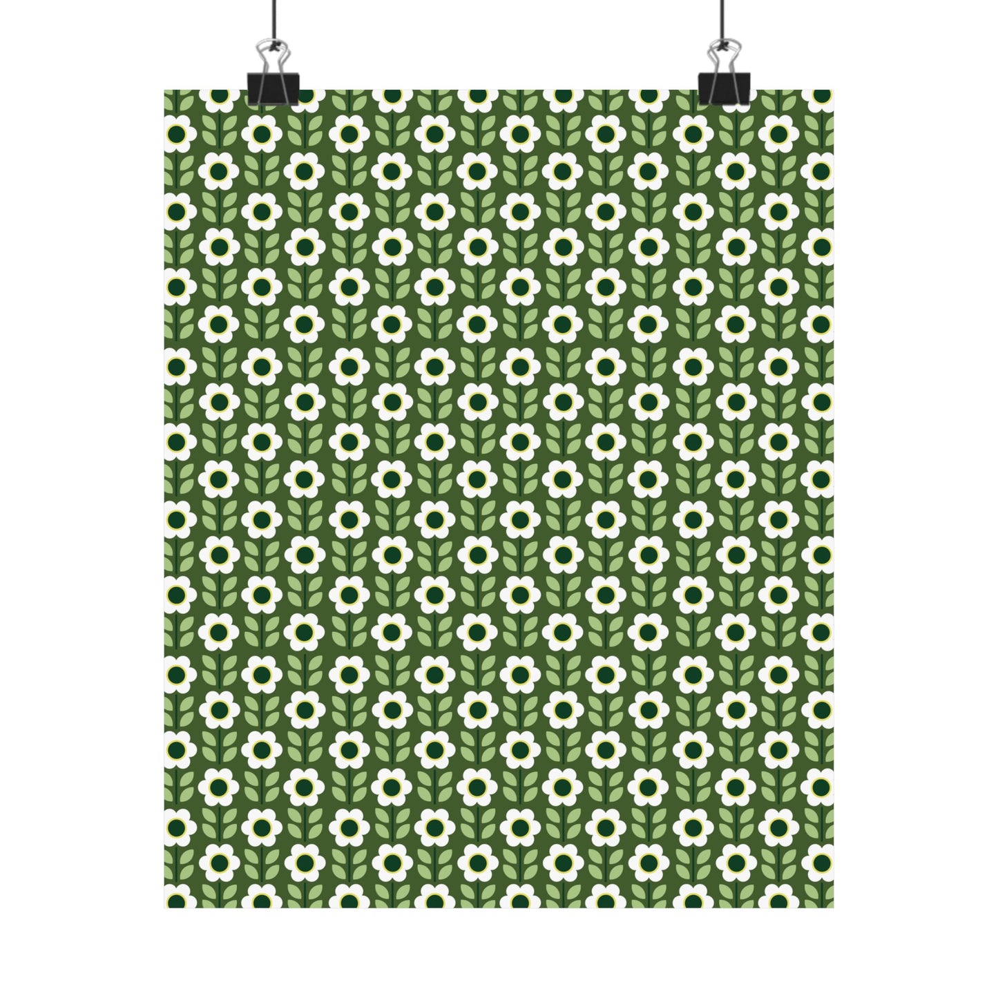 Matte Vertical Posters - Daisy Maze