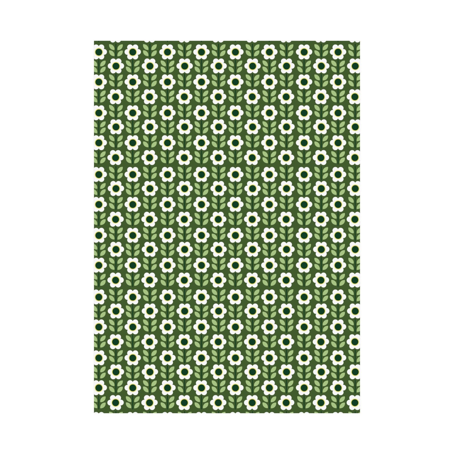 Matte Vertical Posters - Daisy Maze