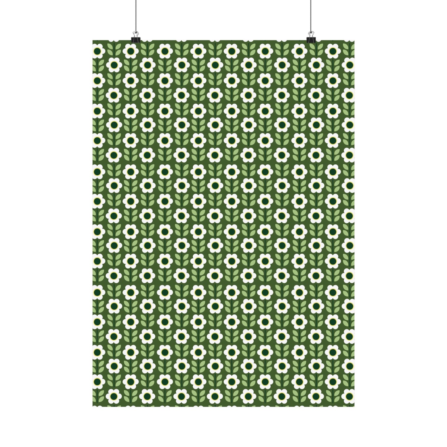 Matte Vertical Posters - Daisy Maze