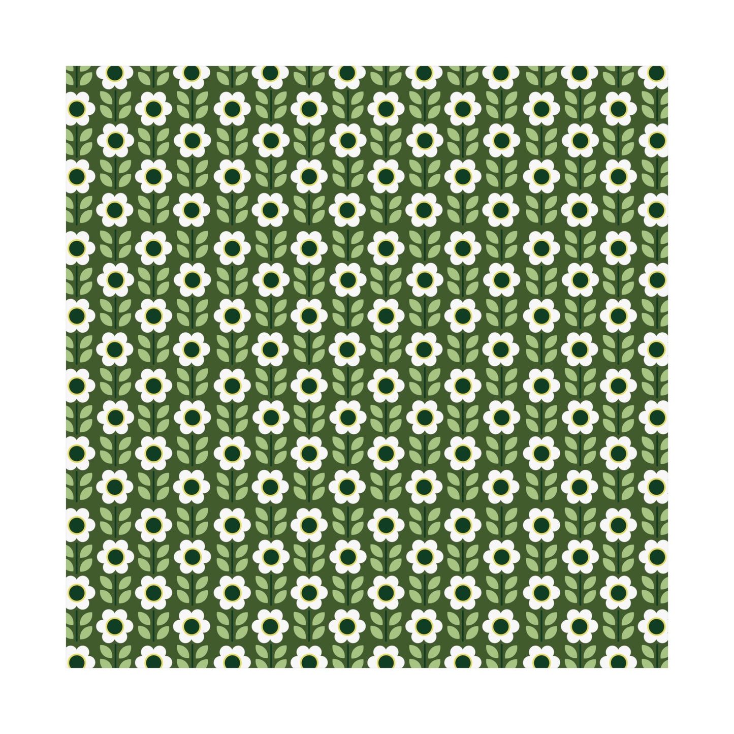 Matte Vertical Posters - Daisy Maze