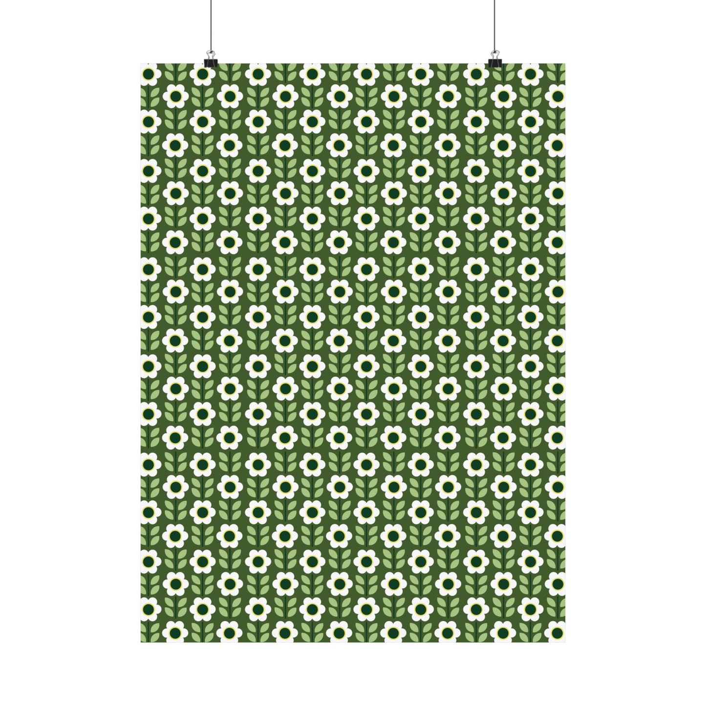 Matte Vertical Posters - Daisy Maze