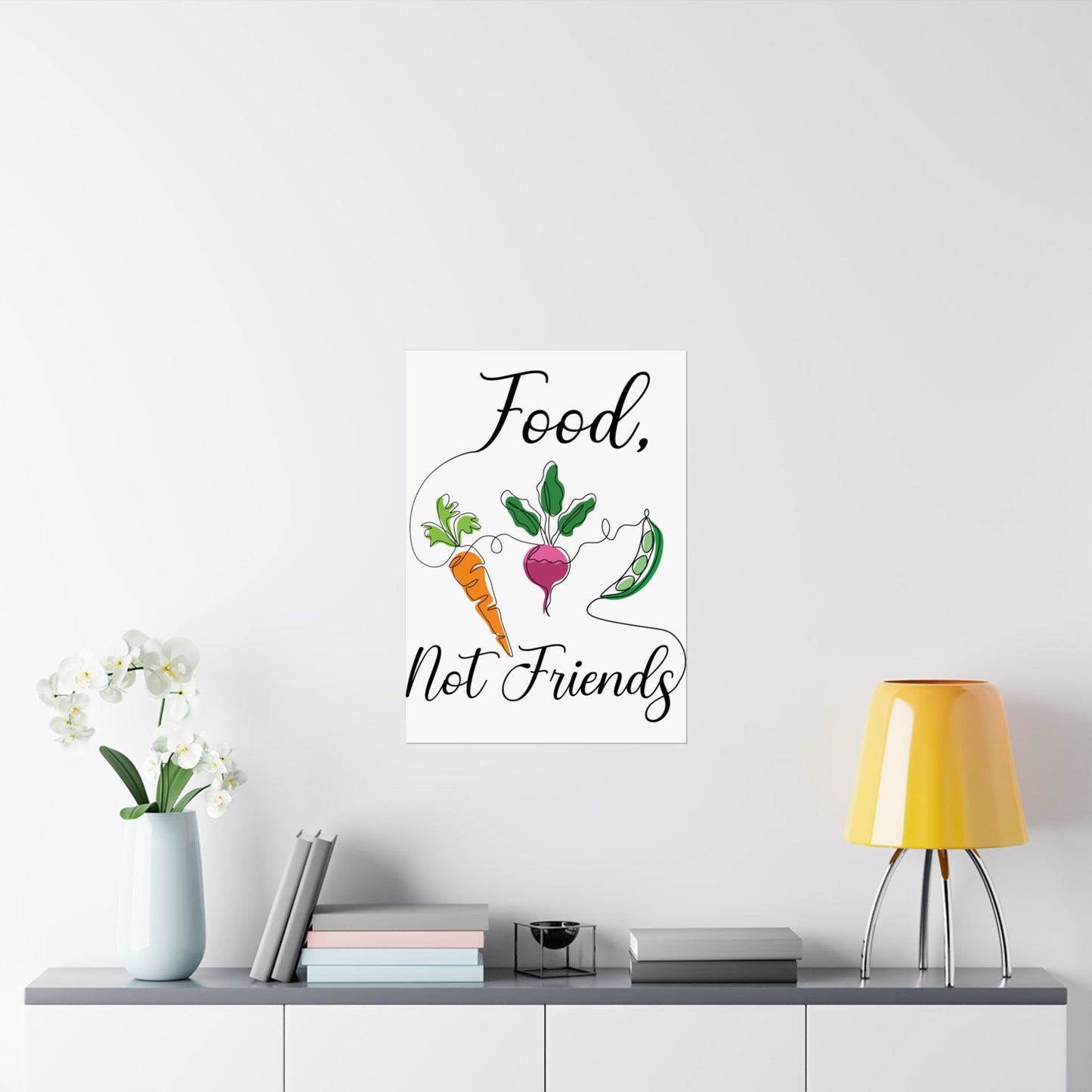 Matte Vertical Posters - Vegan Design