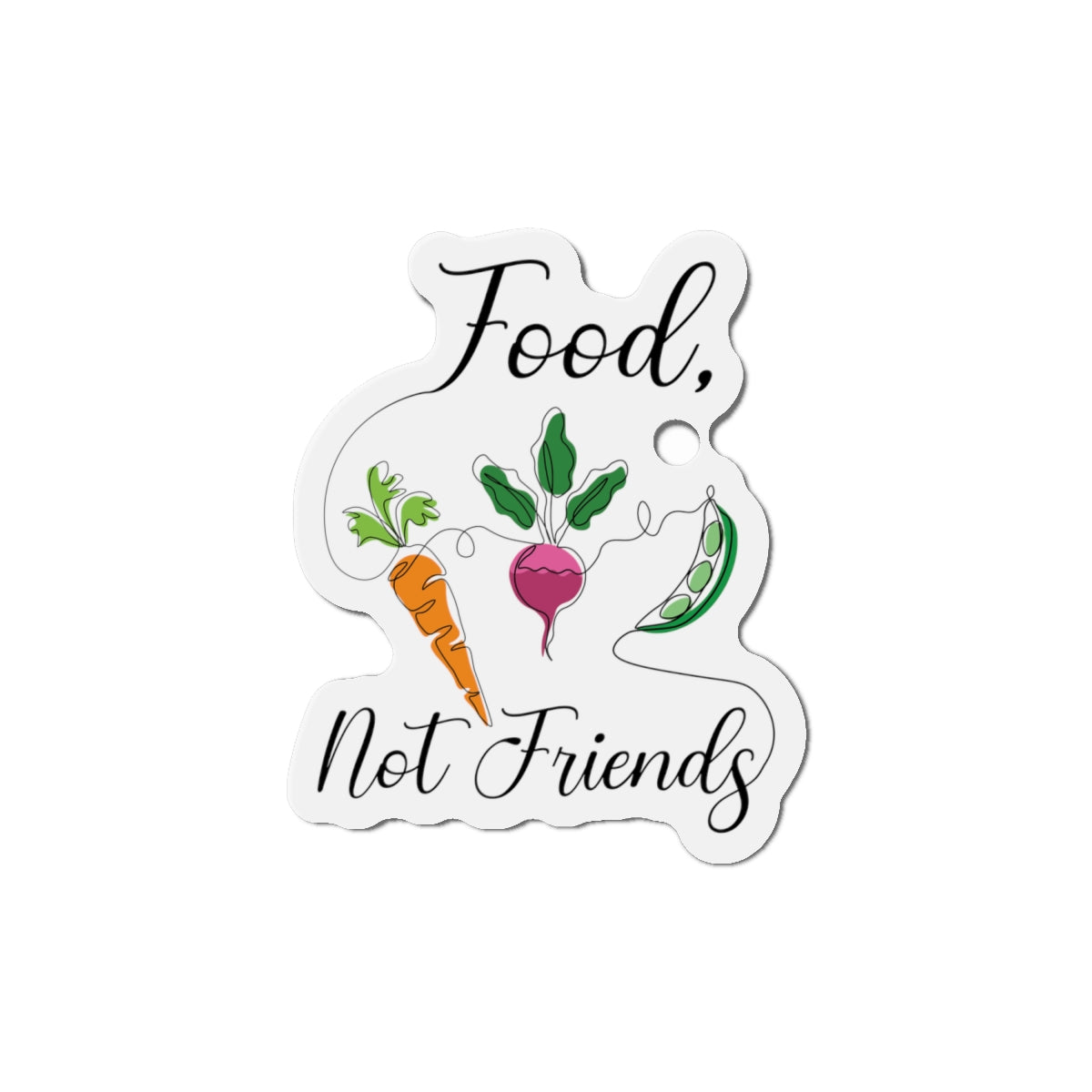 Die-Cut Magnets - Vegan design