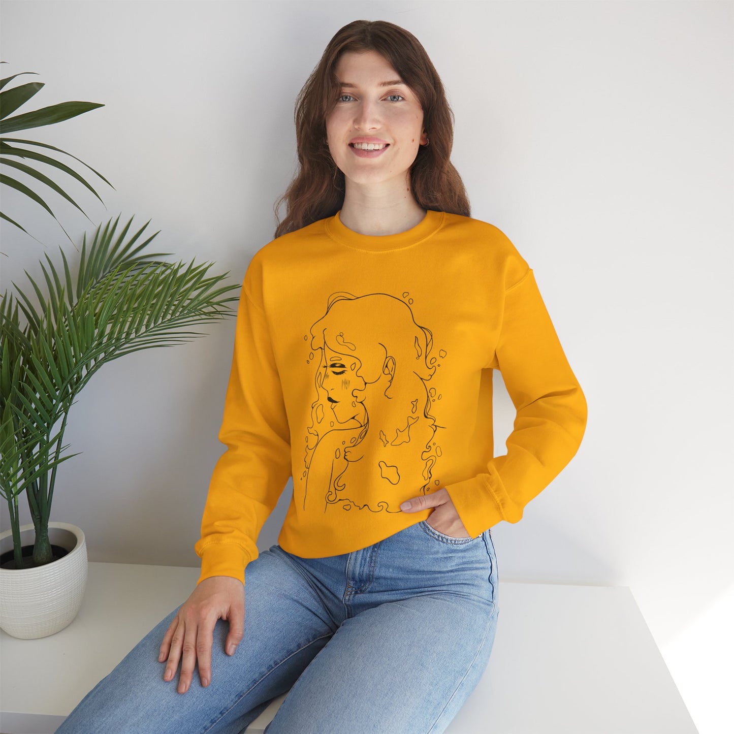 Unisex Heavy Blend™ Crewneck Sweatshirt - Water Girl