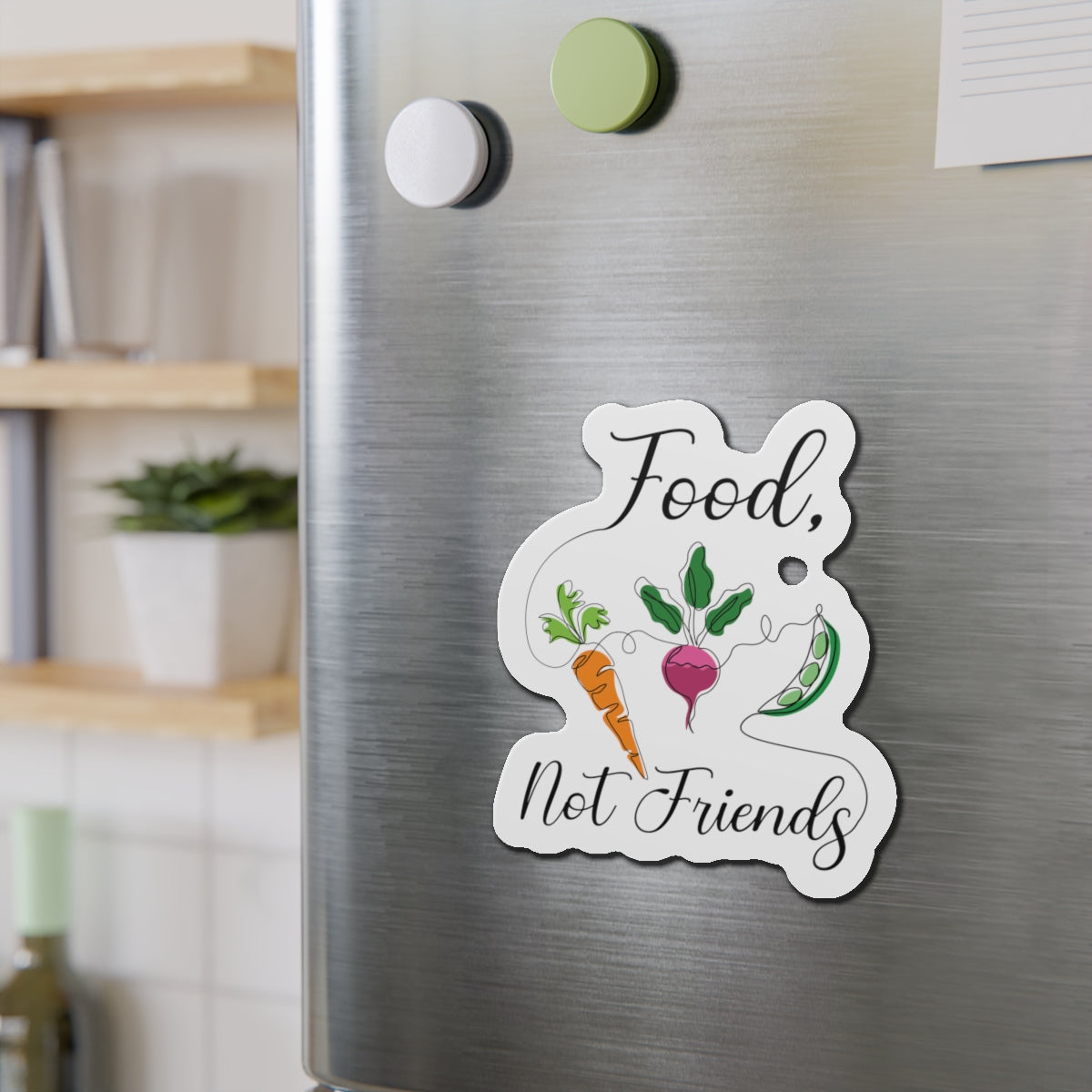 Die-Cut Magnets - Vegan design