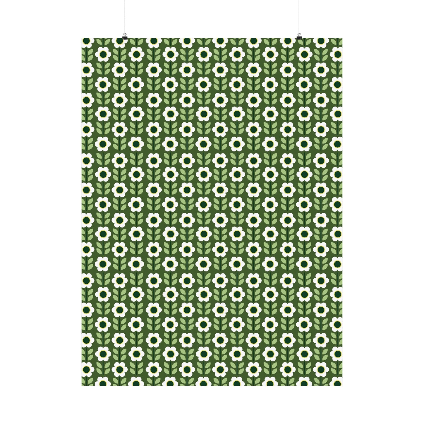 Matte Vertical Posters - Daisy Maze