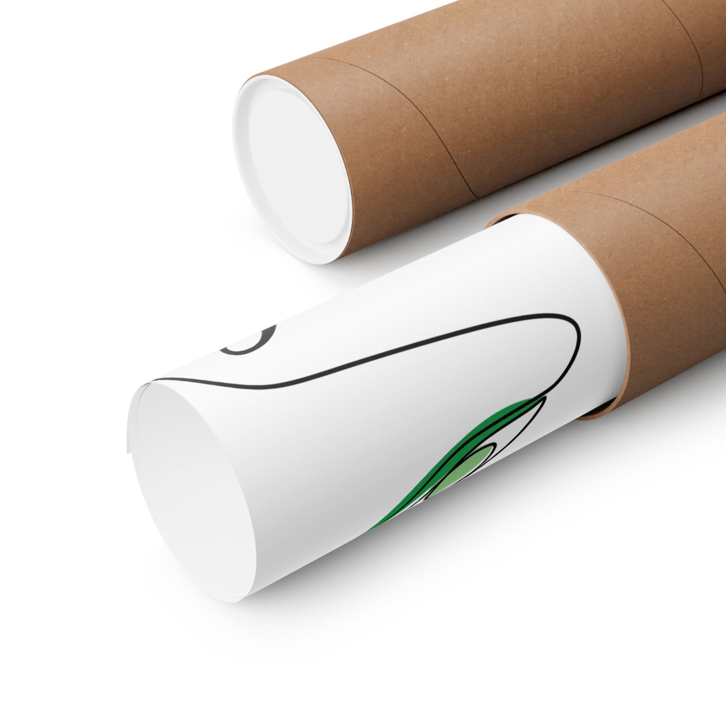 Matte Vertical Posters - Vegan Design