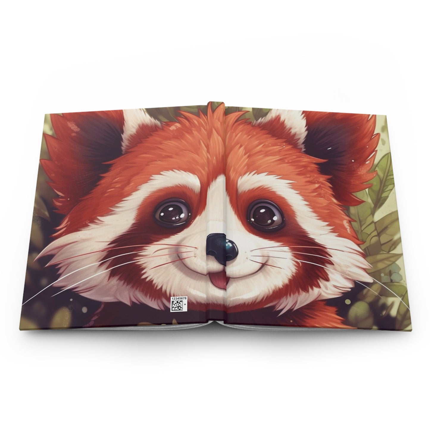 Hardcover Journal Matte - Red Panda