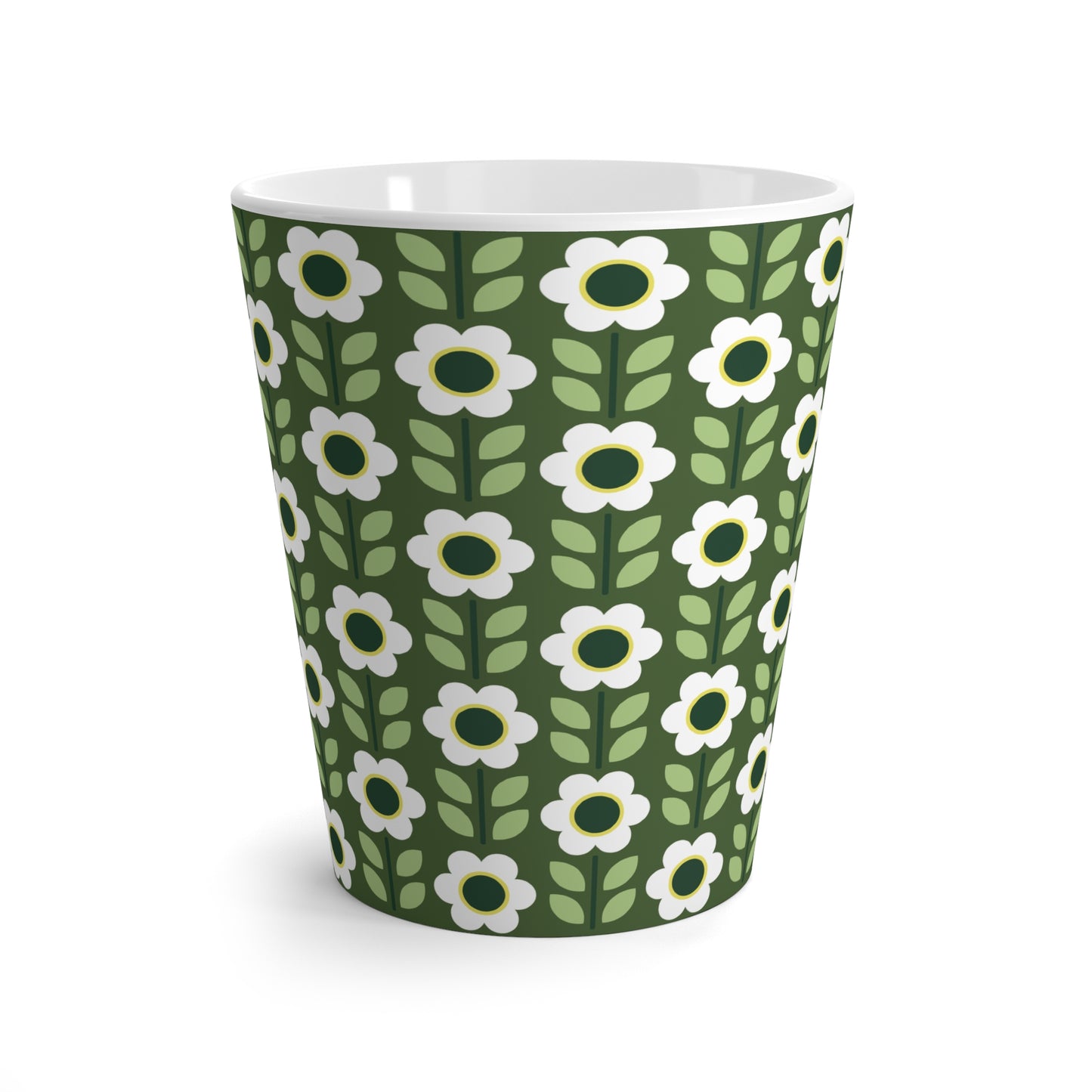 Latte Mug - Daisy Maze