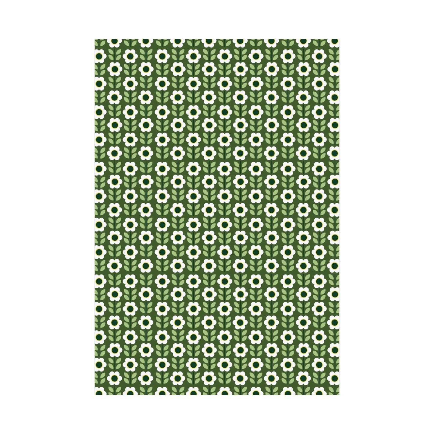 Matte Vertical Posters - Daisy Maze
