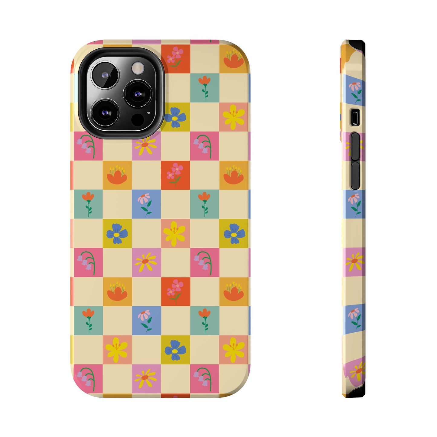 Tough Phone Cases - Flower Pattern