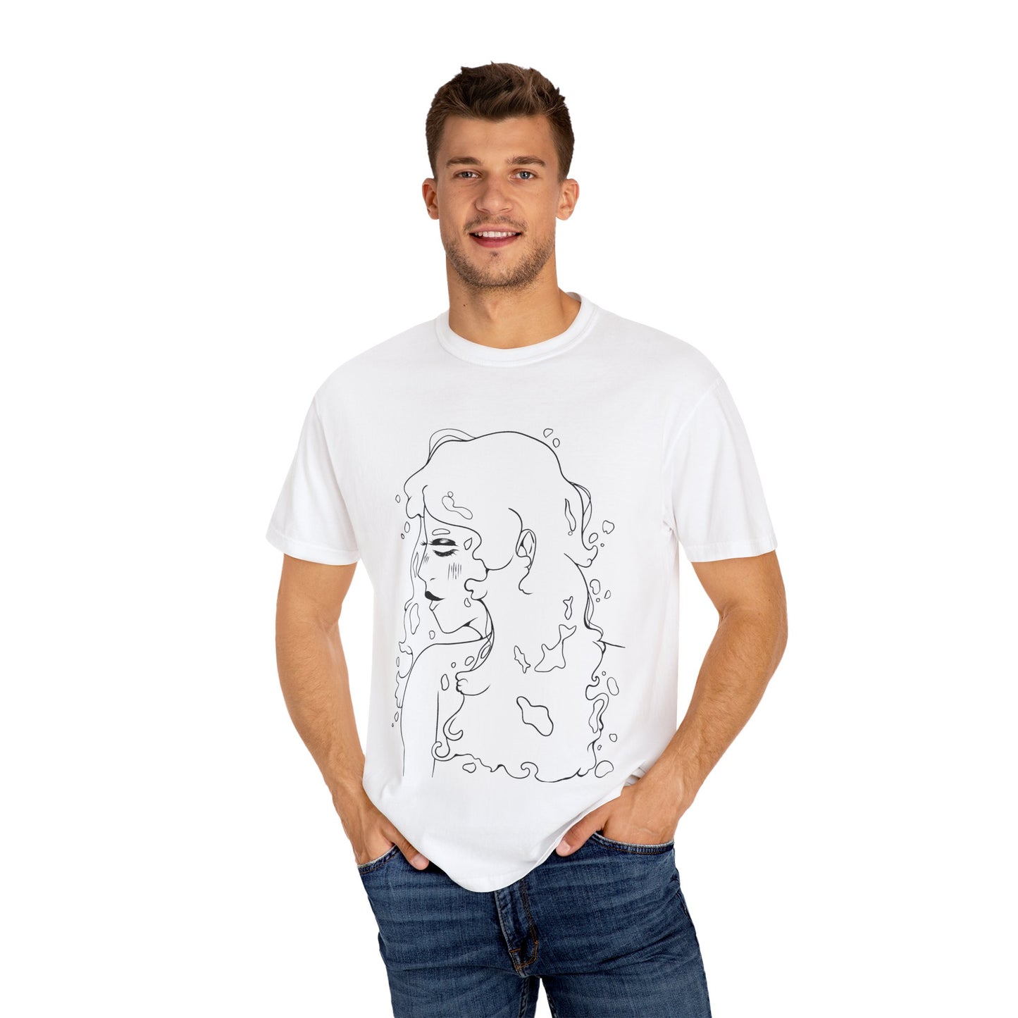 Unisex Garment-Dyed T-shirt - Water Girl