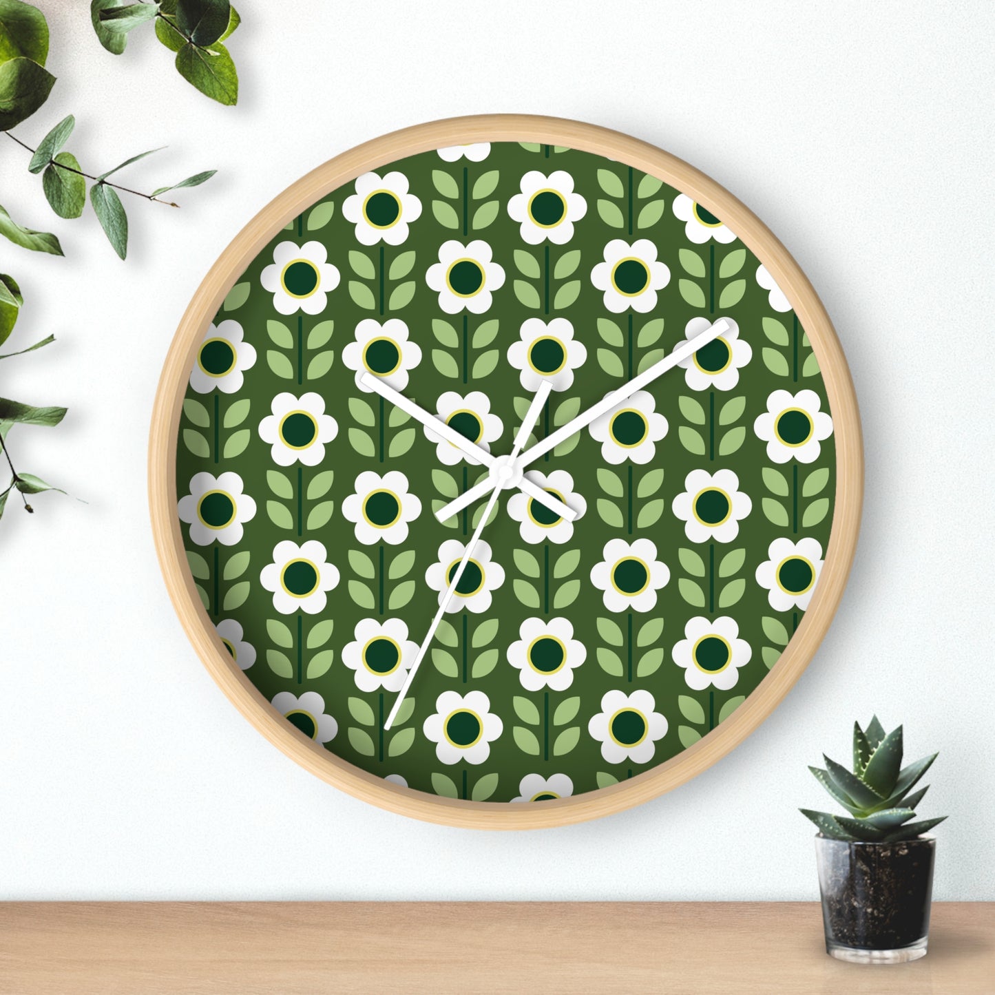Wall Clock - Daisy Maze