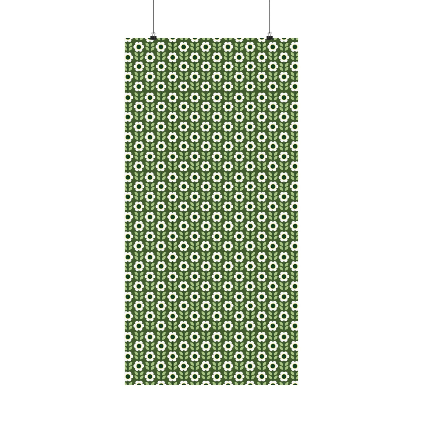 Matte Vertical Posters - Daisy Maze
