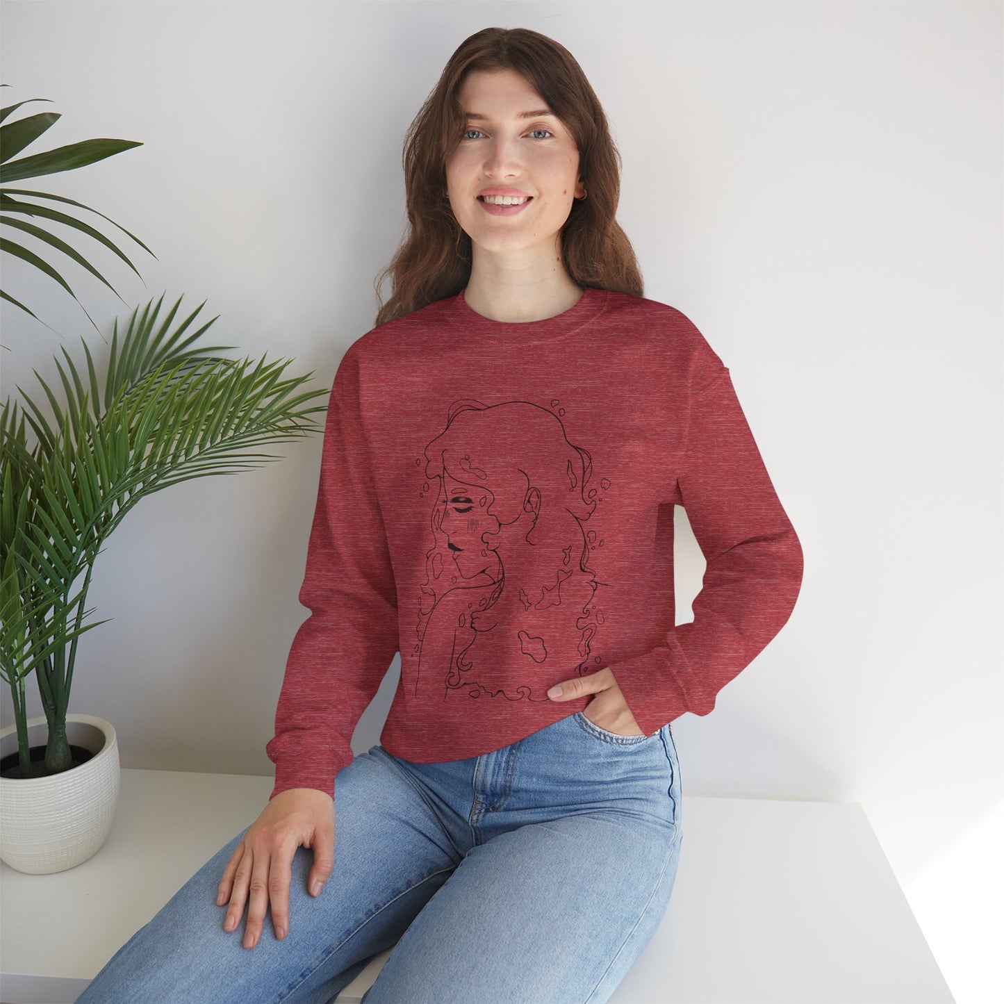 Unisex Heavy Blend™ Crewneck Sweatshirt - Water Girl