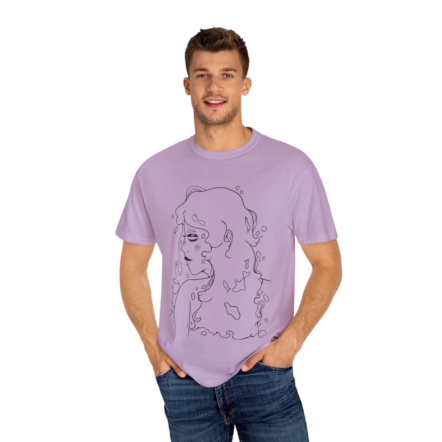Unisex Garment-Dyed T-shirt - Water Girl