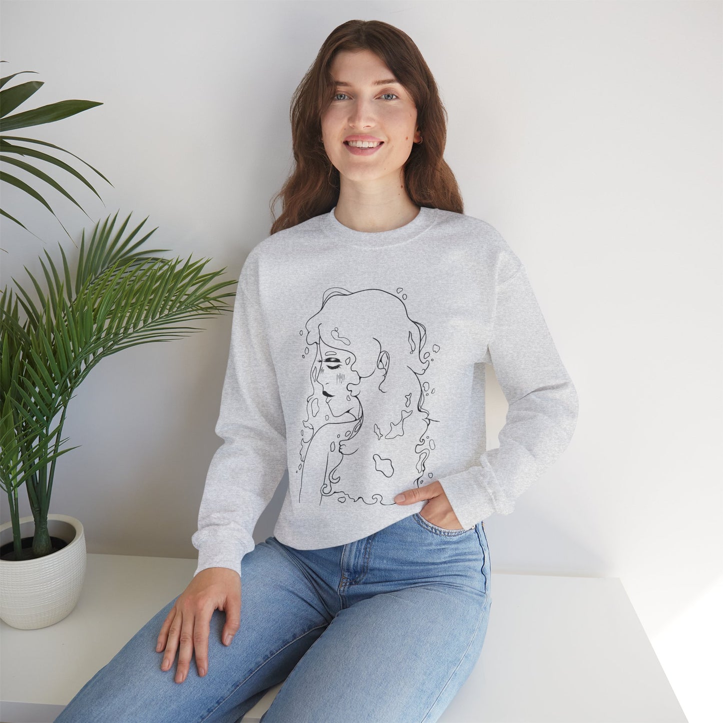 Unisex Heavy Blend™ Crewneck Sweatshirt - Water Girl