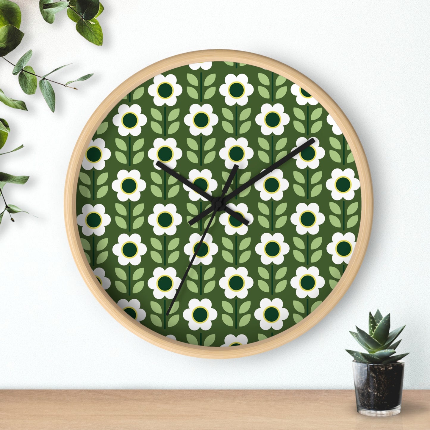 Wall Clock - Daisy Maze