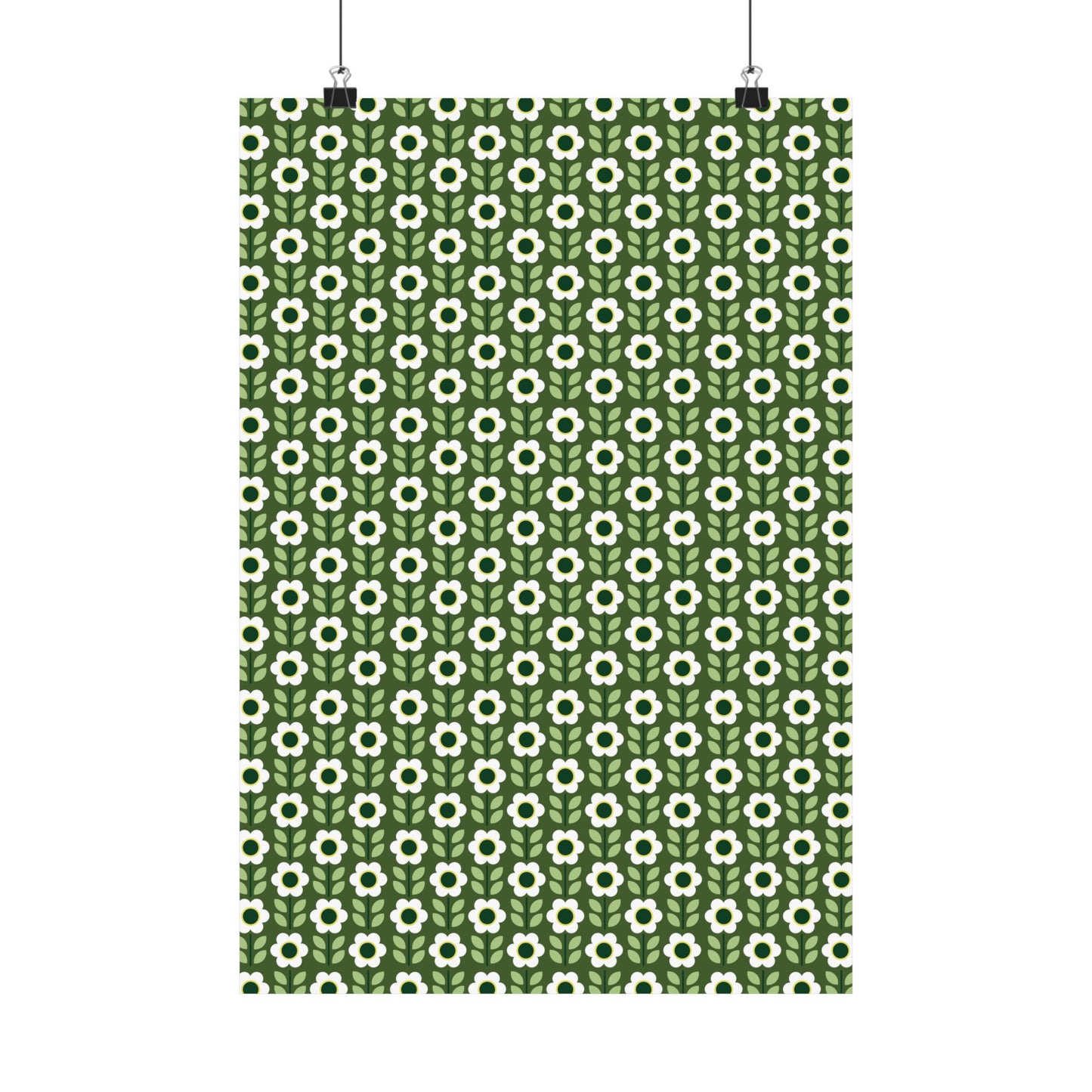 Matte Vertical Posters - Daisy Maze