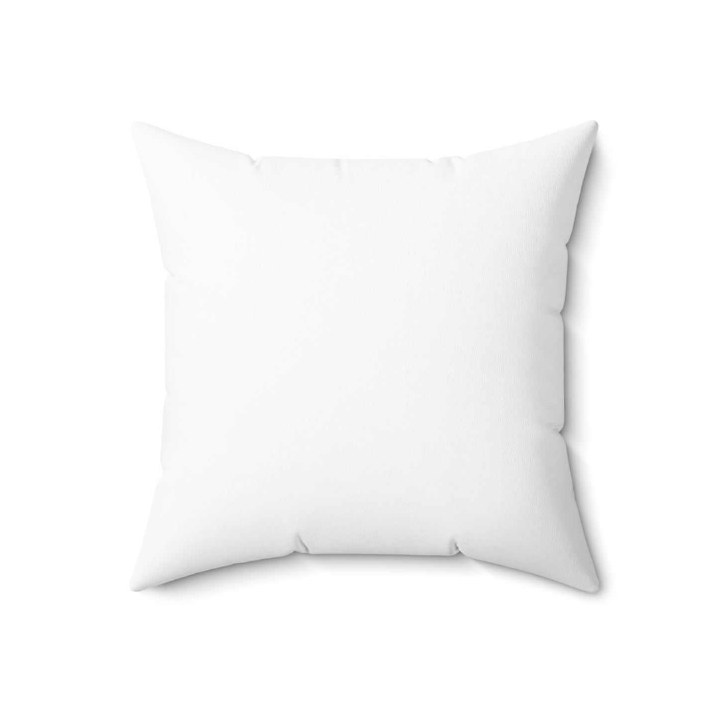 Spun Polyester Square Pillow - Vegan Design