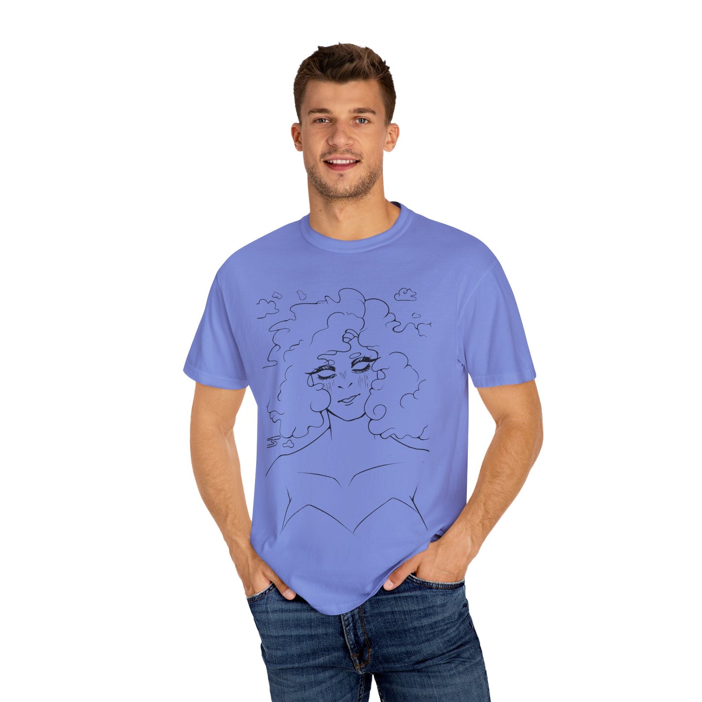 Copy of Unisex Garment-Dyed T-shirt - Air Girl