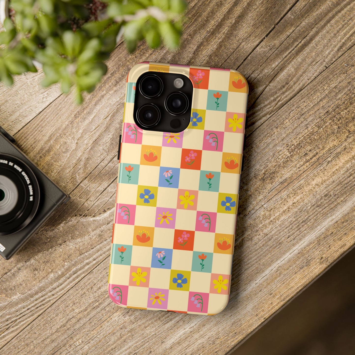 Tough Phone Cases - Flower Pattern