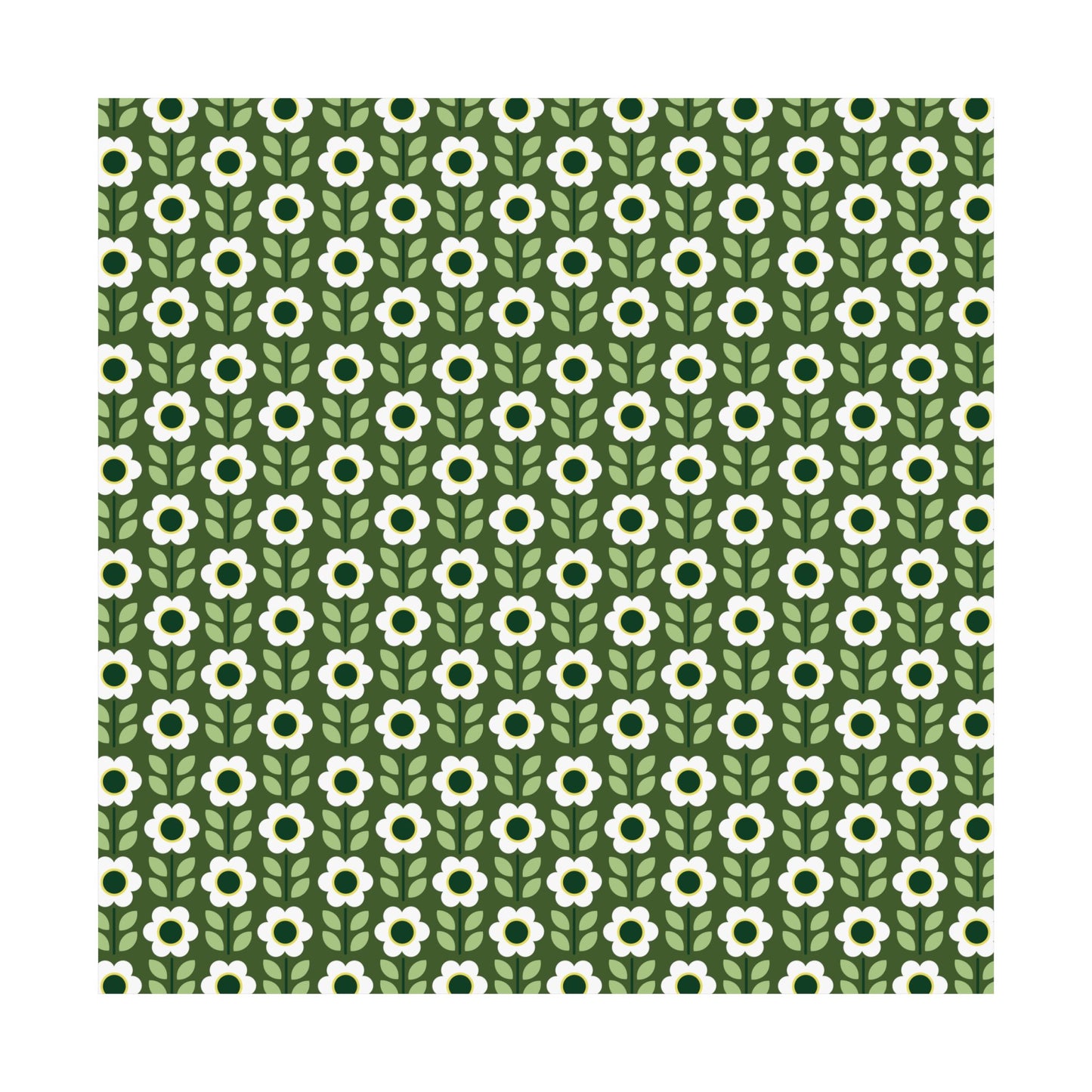 Matte Vertical Posters - Daisy Maze