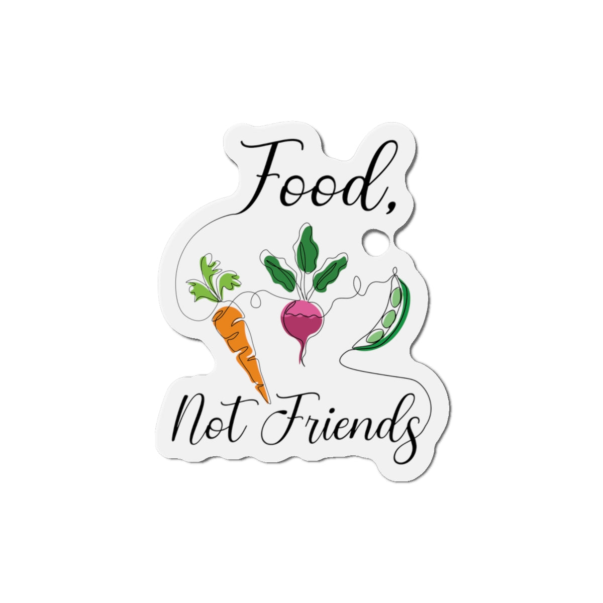 Die-Cut Magnets - Vegan design