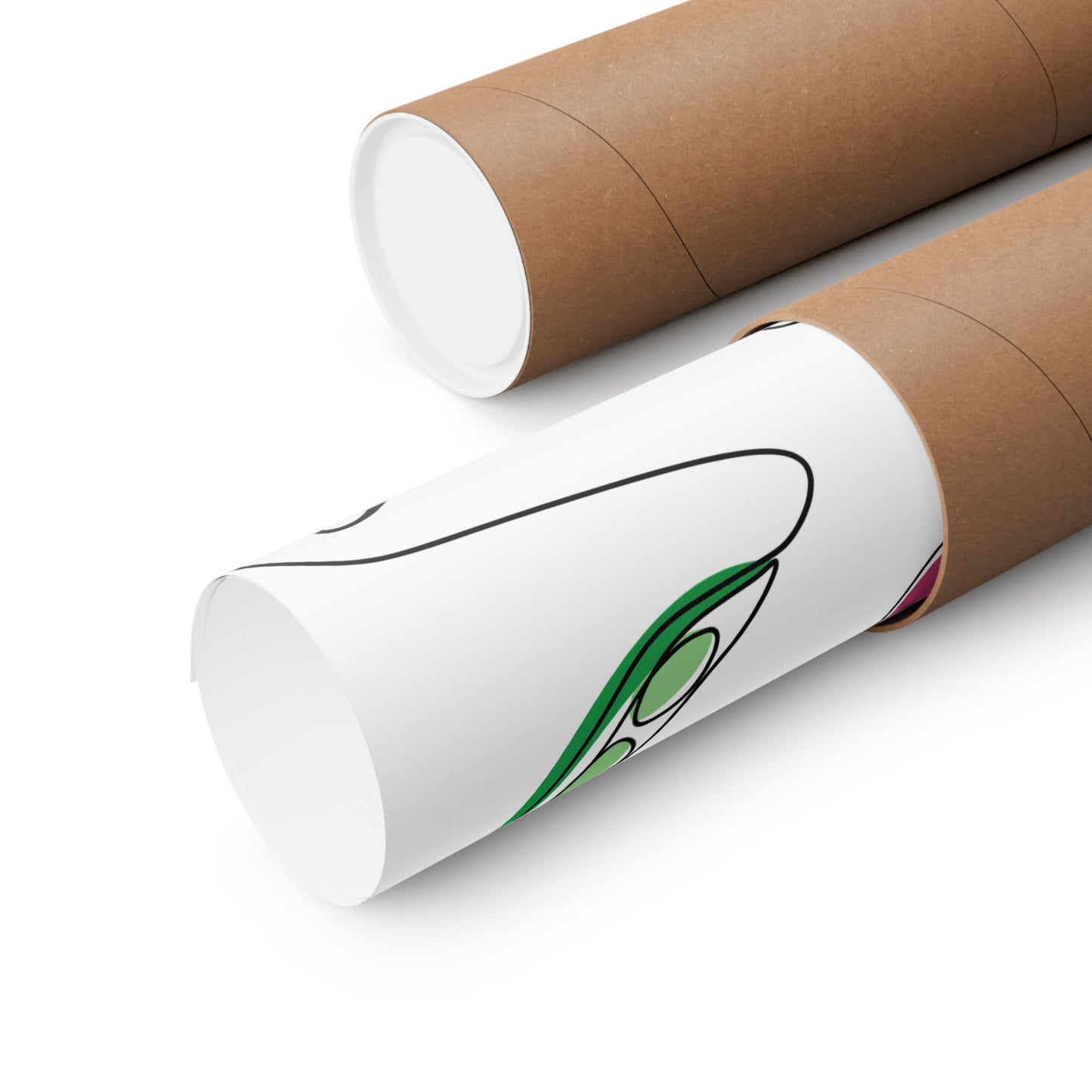 Matte Vertical Posters - Vegan Design