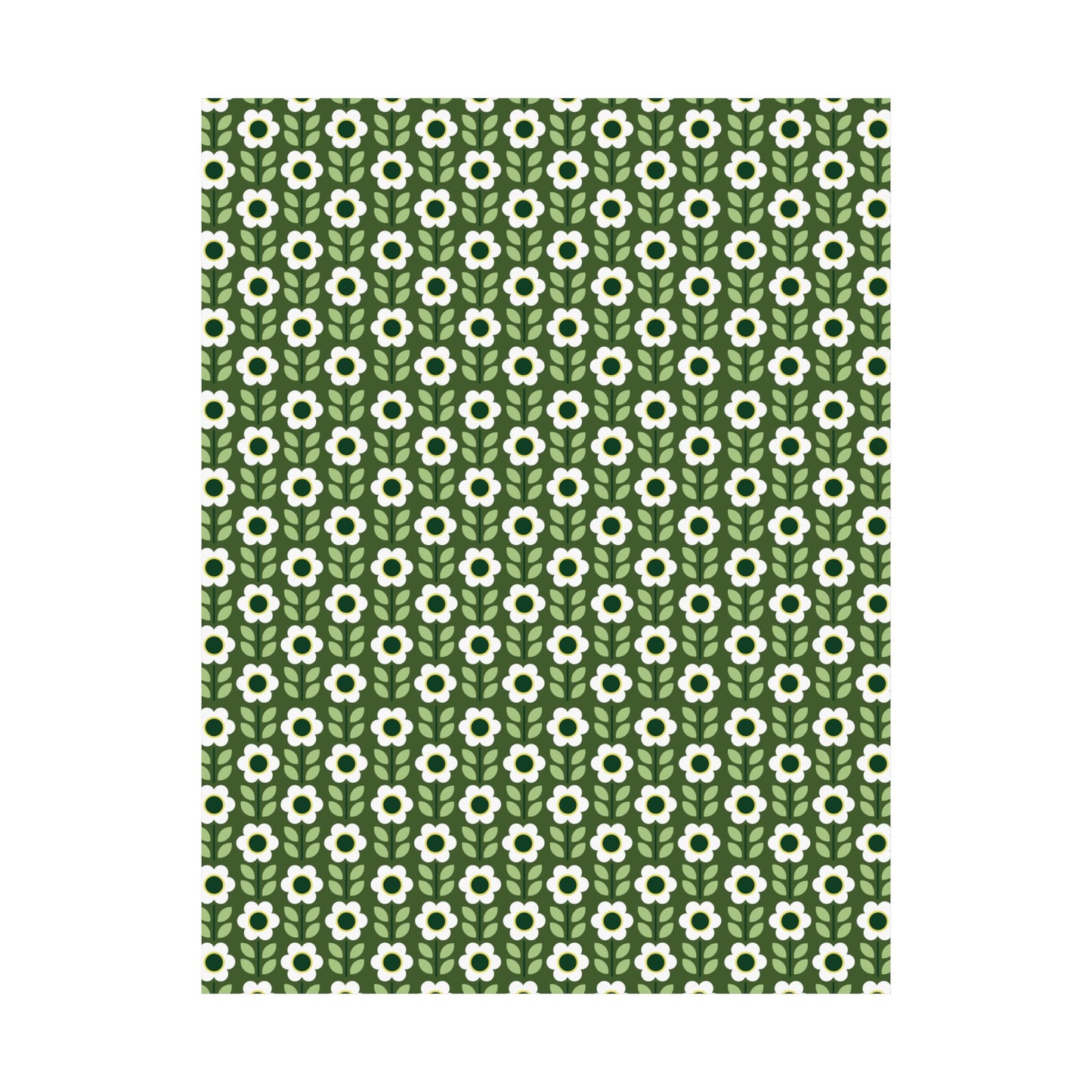 Matte Vertical Posters - Daisy Maze